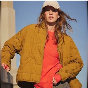 EUC LIKE NEW Free People Movement Pippa Packable Puffer in Himalayan Smoke XL